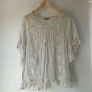 World Market L/XL Embroidered Top